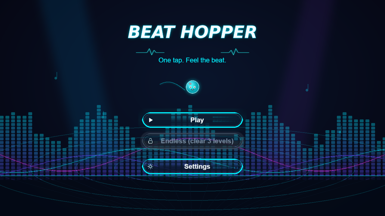 Beat Hopper main menu