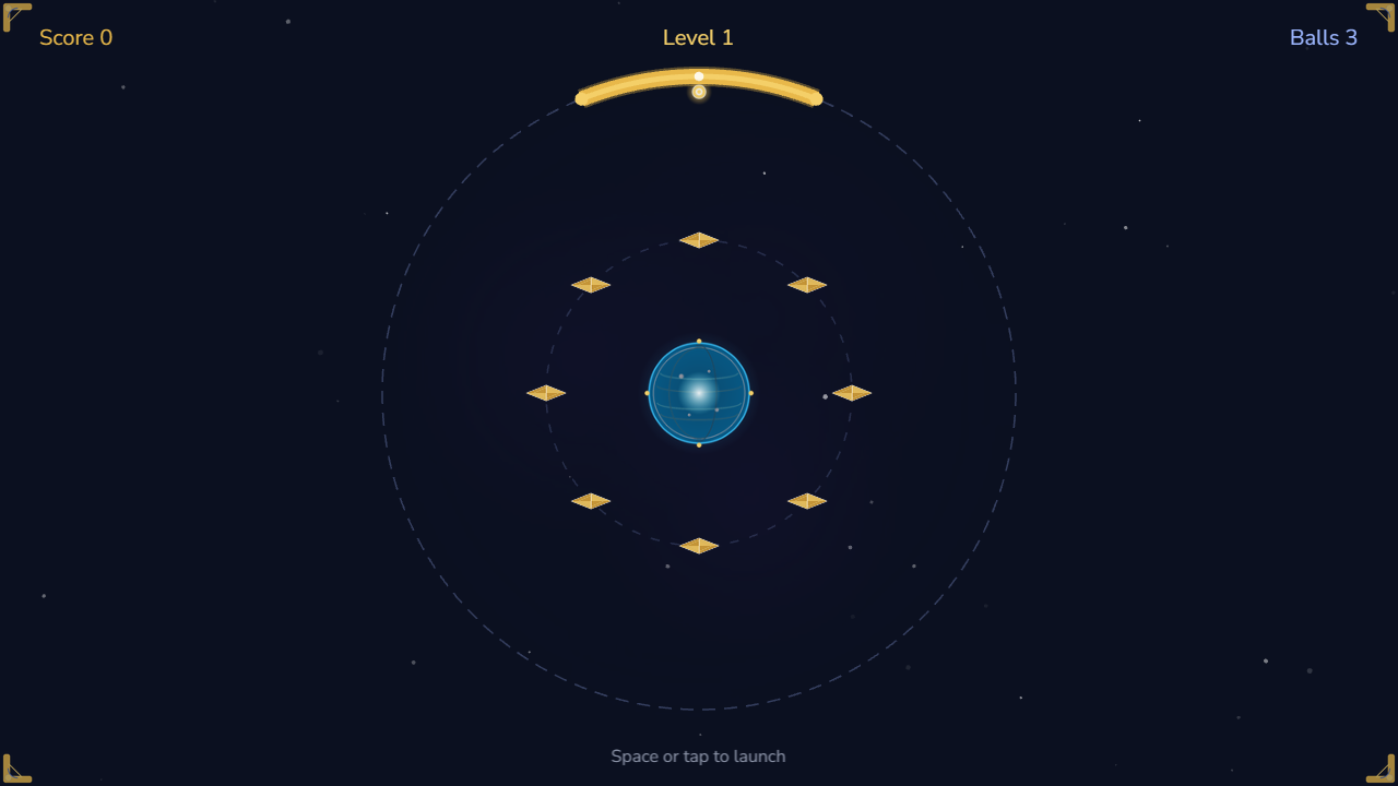 Orbit Breaker result screen